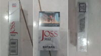 Sampel foto rokok merek Joss Mild tanpa pita cukai