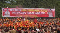 Pj. Bupati Takalar Komandoi Apel Besar Hari Pramuka Ke-62