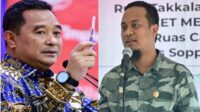 Foto Kolase : Pj Gubernur Sulsel Bahtiar Baharuddin dan Eks Gubernur Sulsel Andi Sudirman Sulaiman