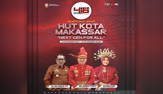 BPKAD : Selamat HUT ke-416 Makassar 2023 “Next Gen For All” BPKAD : Selamat HUT ke-416 Makassar 2023 “Next Gen For All”