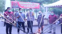 Sekda Takalar Hadiri Pemusnahan Barang Bukti Narkotika Sabu
