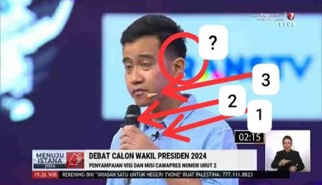 Gibran Disebut Gunakan Headset, Clip-on, dan Hand-Held saat Debat Gibran Disebut Gunakan Headset, Clip-on, dan Hand-Held saat Debat