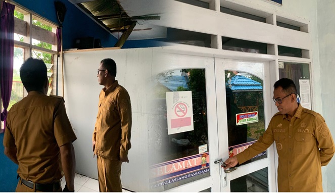 Pj. Bupati Takalar Sidak Kelurahan Kalabbirang Kondisi Tergembok