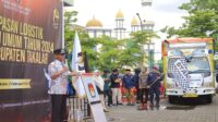 Pj. Bupati Takalar Lepas Logistik Pemilu Tahun 2024