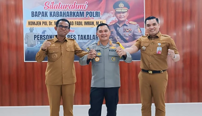Pj. Bupati Takalar Terima Kunjungan Kerja Kabaharkam Polri