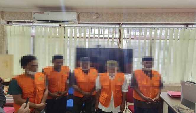 5 buron yang ditangkap 5 buron yang ditangkap