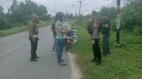 Polisi melakukan olah TKP wanita tewas dibegal di Kendari