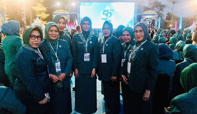 Ketua TP PKK Takalar Hadiri Puncak HKG yang ke 52