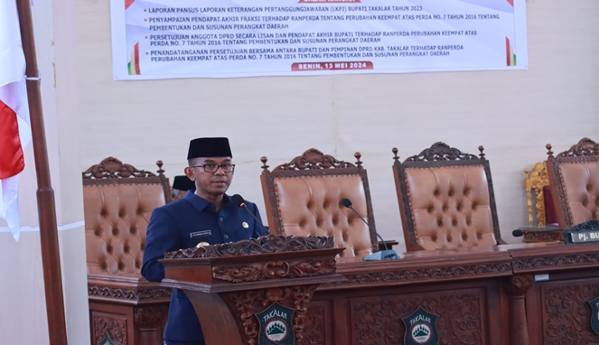 Pj. Bupati Takalar Hadiri Rapat Paripurna DPRD