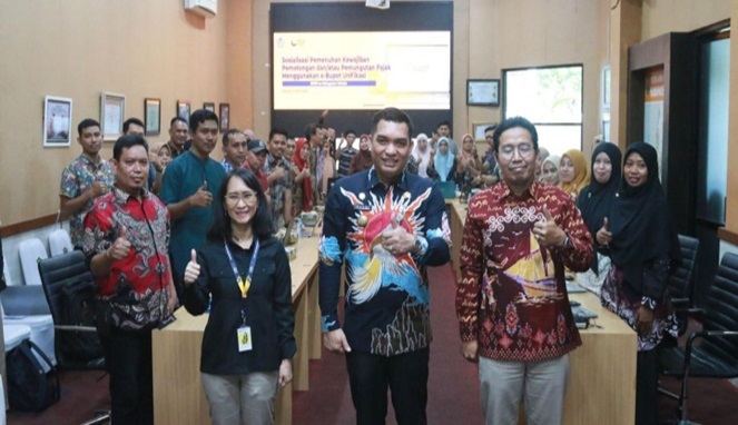 Wakili Pj. Bupati, Sekda Takalar Buka Sosialisasi E-Bupot Unifikasi
