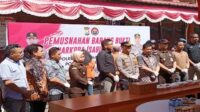 Sabu Senilai Rp6,7 Miliar Dimusnahkan Polres Pelabuhan Makassar