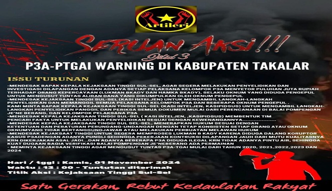 ARTILERI: Proyek Irigasi P3A-TGAI Jadi Lumbung Korupsi di Sulsel!