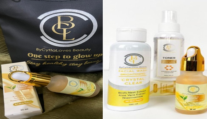 Produk ByCyttaLoves Beauty yang viral di media sosial ByCyttaLoves Beauty Viral di TikTok, dr. Oky dan dr. Ika Didesak Review Produk Makassar