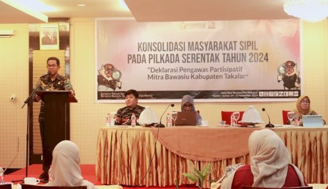 Pj Bupati Takalar Dorong Pengawasan Partisipatif Demi Pilkada Berintegritas