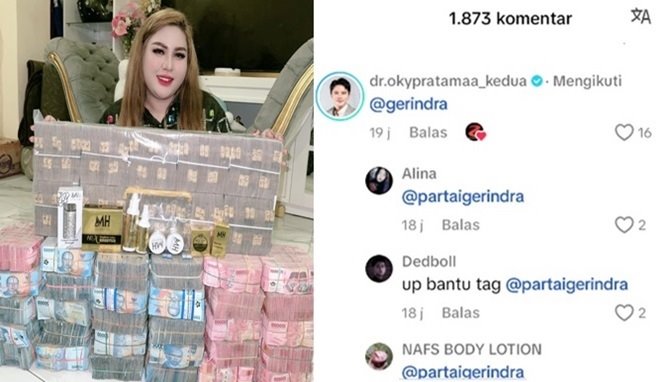Tagar #Gerindra Meledak, Netizen Geram Tersangka Kosmetik Bermerkuri Tidak Ditahan
