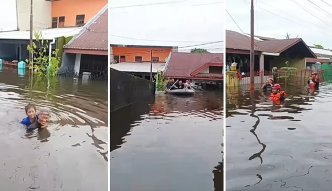 Banjir Kedua Terjang Makassar, 1.884 Warga Mengungsi ke 28 Lokasi Banjir Kedua Terjang Makassar, 1.884 Warga Mengungsi ke 28 Lokasi
