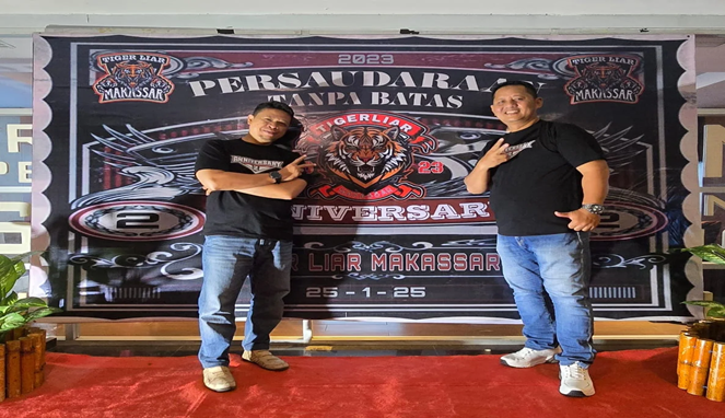 Ulang Tahun Ke-2 Tiger Liar Makassar, Rayakan "Persaudaraan Tanpa Batas" dengan Meriah