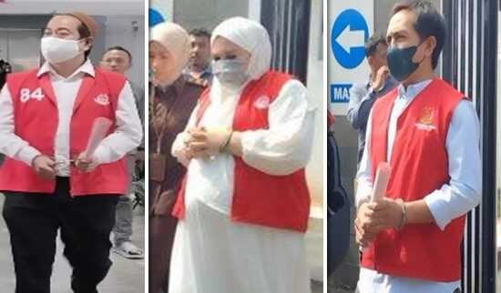 Foto Kolase : Tiga Bos Skincare Ilegal Digiring ke Rutan Makassar Tangan Terbelenggu, Dua Sultan Skincare Ilegal dan Ratu Emas Digiring ke Rutan Makassar