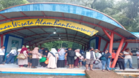 Hari Keempat Lebaran, Bantimurung Diserbu Ribuan Wisatawan