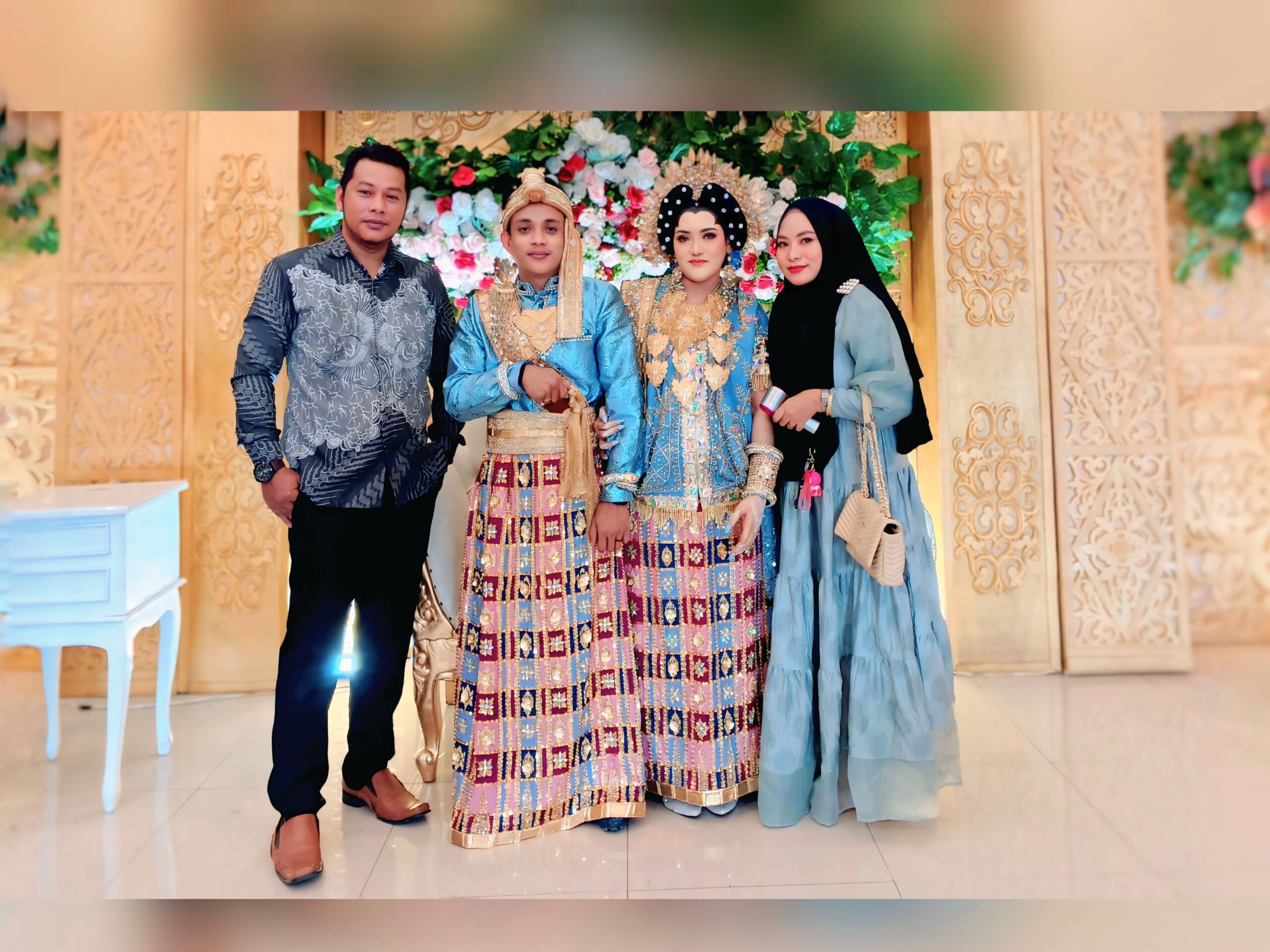 Pernikahan Keponakan Ketum SEKAT-RI Digelar Khidmat di Makassar