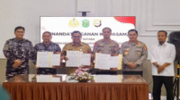 Pemkab dan Polres Takalar Teken MoU Kamtibmas, Dihadiri KASAL dan Kabaharkam Polri