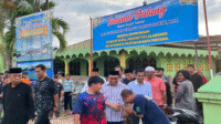 Bupati Takalar Letakkan Batu Pertama Renovasi Masjid Nurul Hidayah Pa’lalakkang