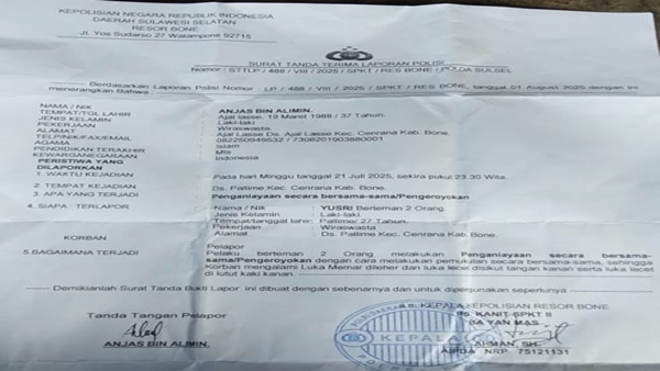 Pelaku Pengeroyokan Bebas, Polres Bone Jadi Kuburan Hukum