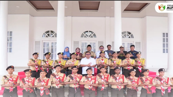 Bupati Takalar Lepas Kontingen Santri Al-Fatih ke Jambore Pramuka Internasional