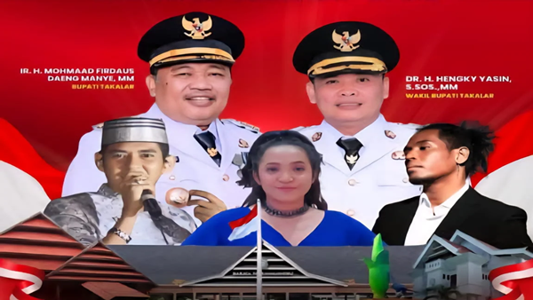 Pemkab Takalar Gelar Malam Ramah Tamah dan Hiburan Rakyat Meriahkan HUT ke-80 RI