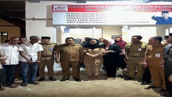 Bupati Daeng Manye Resmikan Koperasi Merah Putih Bulukunyi: Gerakkan Kemandirian Ekonomi Rakyat Takalar