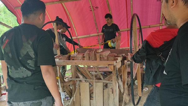 Tambang Emas Ilegal di Gowa Digerebek, Pekerja Kabur Tinggalkan Alat