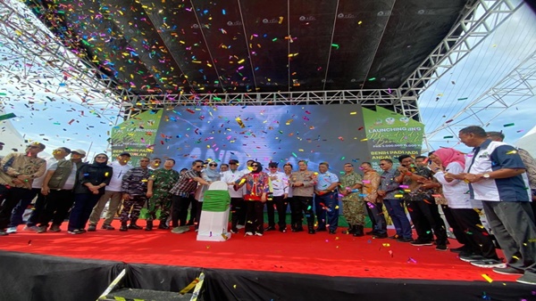 Bupati Takalar Hadiri Launching Mandiri Benih Padi di CPI Makassar