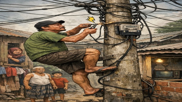 Dugaan Pencurian Listrik Terbongkar di Takalar, Sambungan Ilegal Berbulan-bulan