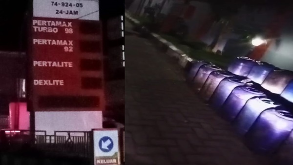 SPBU dan Penanpakan Jerigen di Jatia kelurahan Lembang Gantarang keke, kecamatan Tompobulu, Kabupaten Bantaeng Rakyat Antre Kosong, Pertalite Diduga Diangkut Diam-Diam dari SPBU