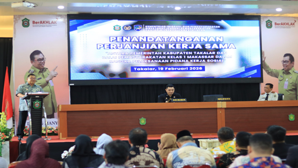 Takalar Perkuat Pembinaan Klien Pemasyarakatan, Bupati Daeng Manye Teken Kerja Sama dengan Bapas Makassar