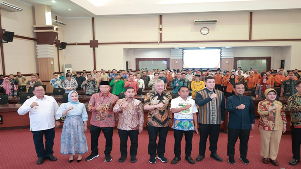 Bupati Takalar Hadiri Penandatanganan MoU Penguatan Data Statistik Bersama BPS RI