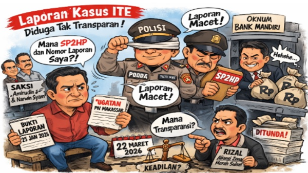 Aliansi Zona Merah Semprot Polda Sulsel, Kasus ITE Diduga Mandek dan Tak Transparan