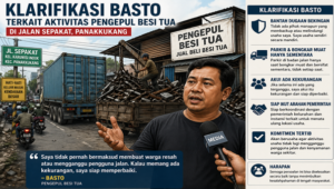 Basto Bantah Bekingan, Tegaskan Usaha Besi Tua Jalan Mandiri di Panakkukang