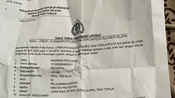 Teror Tambang 'Ilegal' Wartawan Toraja Diancam Dipenggal Oknum Kepala Lembang