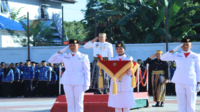 Pemerintah Kabupaten Takalar menggelar Upacara Peringatan Hari Pendidikan Nasional (Hardiknas) Hardiknas 2026 di Takalar Berlangsung Khidmat, Guru dan Kepsek Tampil dengan Busana Adat
