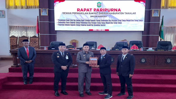 DPRD Takalar Kompak Setujui Ranperda Desa Tarang Towaya, Status Definitif Kian Dekat
