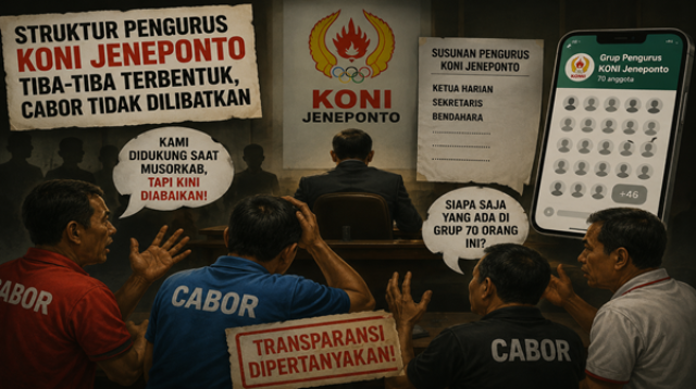 Baru Duduk Sebagai Ketua, Darwis Dg Nojeng Sudah Diterpa Isu Pengurus ‘Titipan’