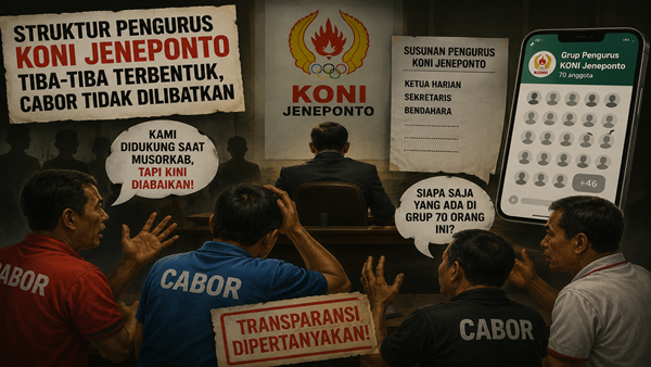 Baru Duduk Sebagai Ketua, Darwis Dg Nojeng Sudah Diterpa Isu Pengurus ‘Titipan’