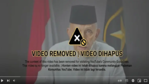 Tak Bisa Diakses, Komdigi Resmi Takedown Video Amien Rais Bertajuk ‘Skandal Istana’