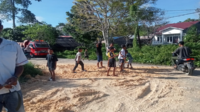 Koperasi NCS–HNSI Sulsel Bersama Warga Benahi Jalan Pelabuhan Bontobahari