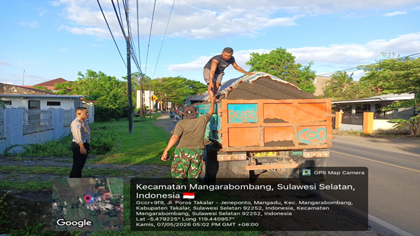 Sat Lantas Polres Takalar Sikat Kendaraan ODOL dalam Patroli Sore