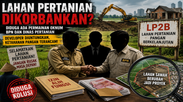 Lahan Pertanian Diduga Dijarah Developer, PRI Minta Kementan Turun Tangan