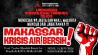 Makassar Dilanda “Kiamat” Air Bersih, Seruan Lengser Menggema ke Balai Kota