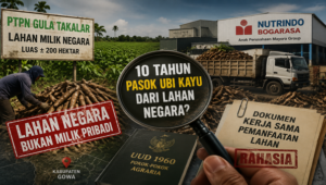 Bongkar! Lahan Negara 200 Hektare Diduga Jadi Tulang Punggung Pasokan Industri Selama 10 Tahun