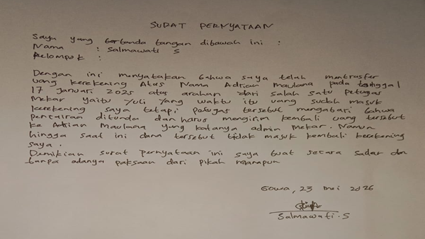 Dana Sudah Dikembalikan, Warga Gowa Malah Dicap Punya Tunggakan